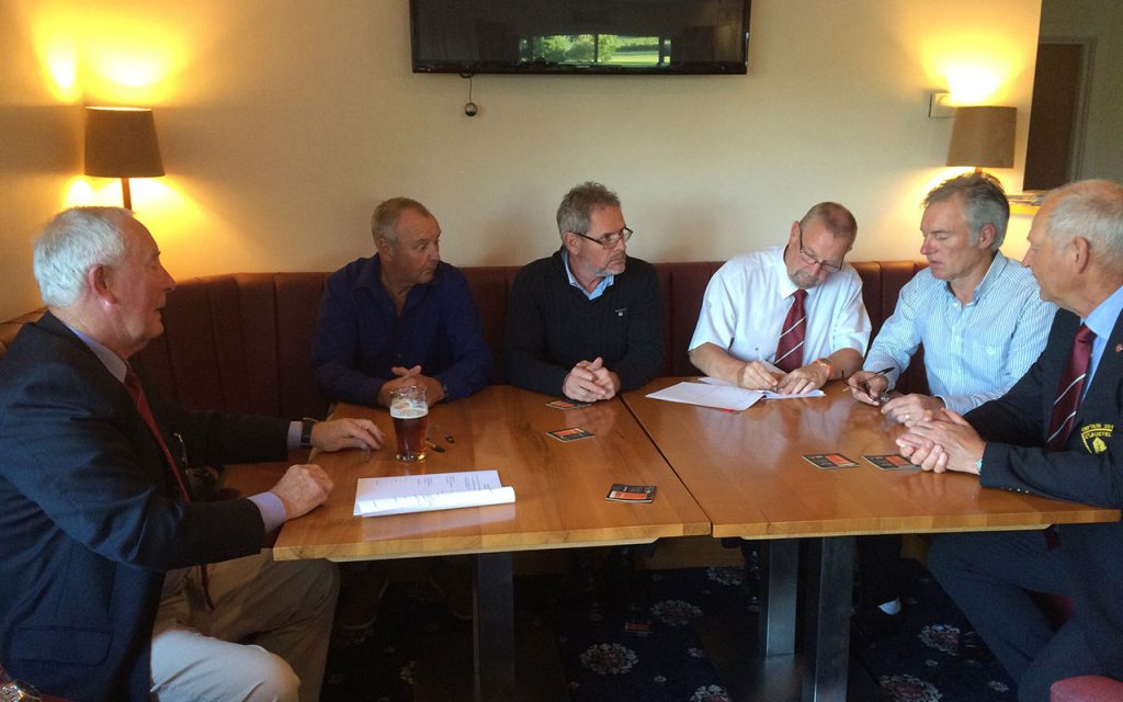 Signing of the new Golf Club Lease June 2016
