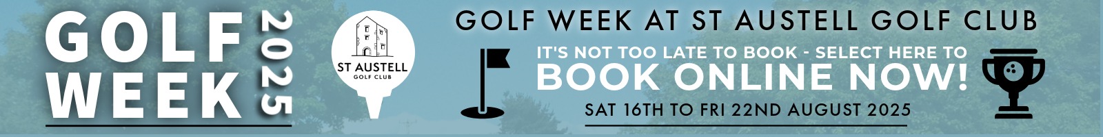 Open Golf at St Austell Golf Club in Cornwall