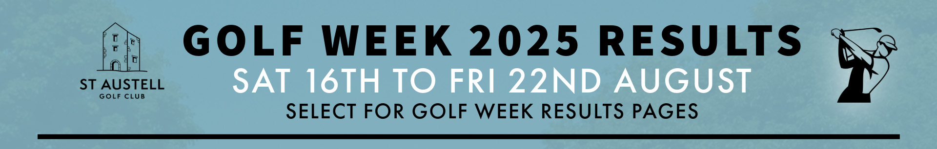 Open Golf at St Austell Golf Club in Cornwall