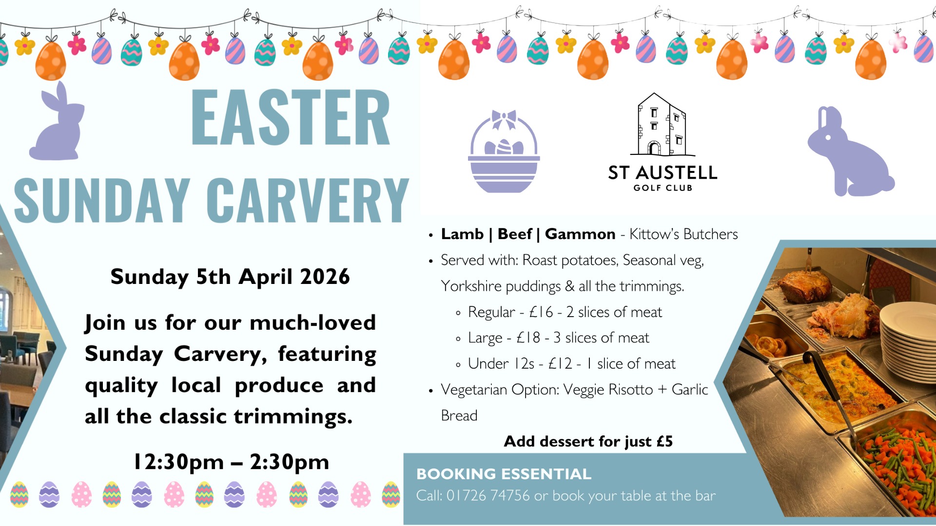 Featured image for “Easter Sunday Carvery”